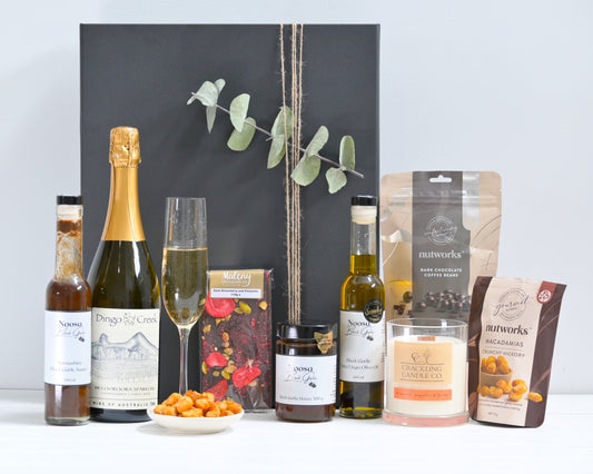 Premium Corporate Hamper full of Locally Supplied gifts - Delish Box Co - Sunshine Coast, Australia