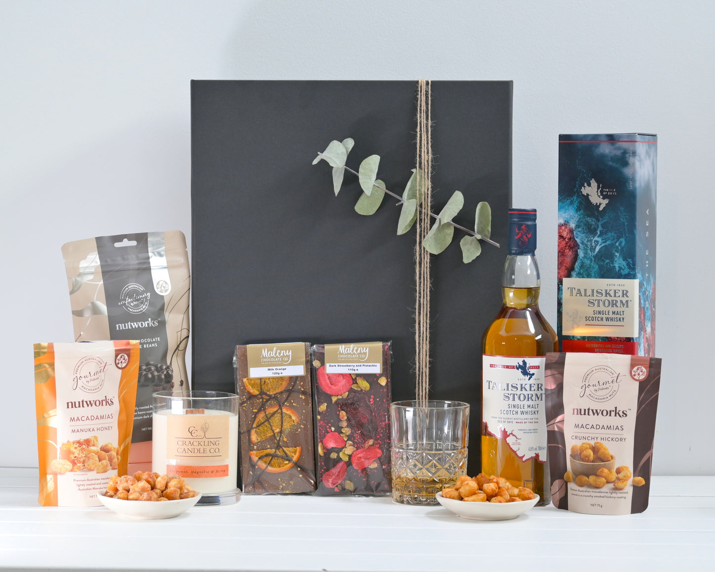 Scotch Room Hamper - Premium Gift Box with Talisker Scotch and Treats - Sunshine Coast 