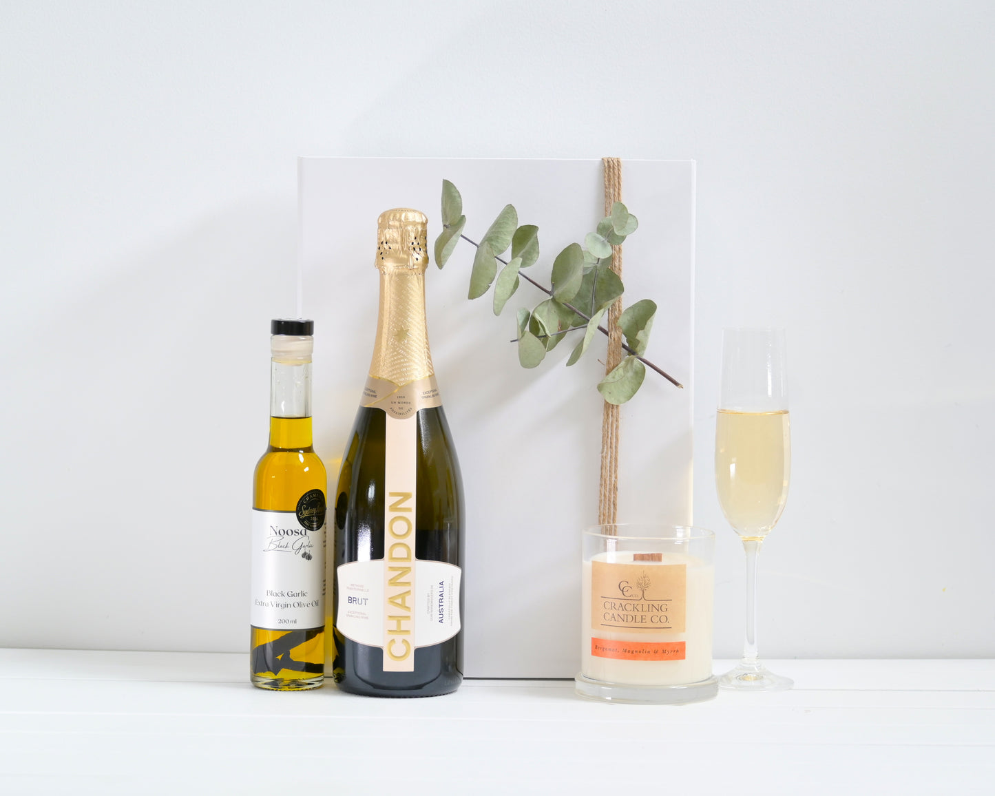 Corporate Hamper - Candle Oil and Champagne - Sunshine Coast - Delish Box Co